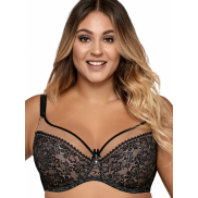 Бюстгальтер Ava Crystal AV 1396 black MAXI