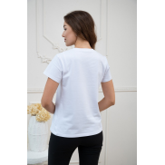 Жіноча футболка Wiktoria 1523 white